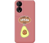 Funda Silicona Rosa TCL 50 5G Vegan Life