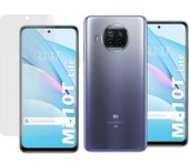 Pack 2 En 1 Funda Gel Transparente + Protector Cristal Templado para Xiaomi Mi 10T Lite