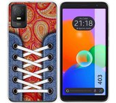 Funda Silicona Transparente TCL 403 Zapatillas 10
