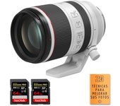 RF 70-200 mm f/2,8L IS USM + 2 SanDisk 64GB Extreme PRO UHS-II SDXC 300 MB/s + PDF  pulgadas pulgadas20 TÉCNICAS PAR