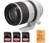 RF 70-200 mm f/2,8L IS USM + 3 SanDisk 32GB Extreme PRO UHS-II SDXC 300 MB/s + PDF  pulgadas pulgadas20 TÉCNICAS PAR
