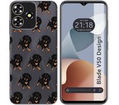 Funda Silicona Zte Blade V50 Design 4G Perros 10