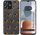 Funda Silicona Zte Blade V50 Design 4G Perros 09