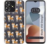 Funda Silicona Zte Blade V50 Design 4G Perros 08