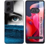 Funda Silicona Motorola Moto G04 / G24 Ojo