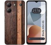 Funda Silicona Zte Blade A54 4G Madera 05