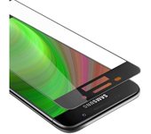 Pelicula Protectora para Samsung Galaxy A3 2016 en TRANSPARENTE con NEGRO - Pantalla de Vidrio Templado Cobertura Completa (Tempered) Compatible 3D con Dureza 9H