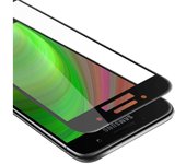 Pelicula Protectora para Samsung Galaxy A3 2017 en TRANSPARENTE con NEGRO - Pantalla de Vidrio Templado Cobertura Completa (Tempered) Compatible 3D con Dureza 9H