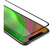 Pelicula Protectora para Apple iPhone 11 PRO MAX (XI PRO MAX) en TRANSPARENTE con NEGRO - Pantalla de Vidrio Templado Cobertura Completa (Tempered) Compatible 3D con Dureza 9H