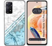 Funda Silicona Xiaomi Redmi Note 12 Pro 4G Mármol 02