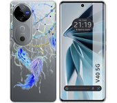 Funda Silicona Vivo V40 5G Plumas