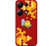 Funda Roja Xiaomi Poco M6 Pro 4G Abeja