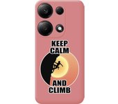 Funda Rosa Xiaomi Poco M6 Pro 4G Mujer Escalada