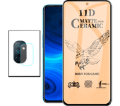 Kit de vidrio templado Ceramicglass Cubierta completa + Camara Film para Samsung Galaxy M52 5G