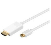 Microconnect 3m MDP/HDMI M/M mini DisplayPort Blanco