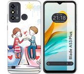 Funda Silicona ZTE Blade A53 Plus Café