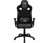 Aerocool COUNT AeroSuede Silla para videojuegos universal Negro