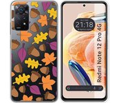 Funda Silicona Transparente Xiaomi Redmi Note 12 Pro 4G Otoño