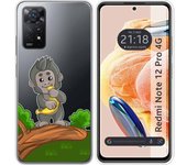 Funda Silicona Transparente Xiaomi Redmi Note 12 Pro 4G Mono