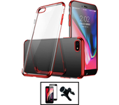 Kit de vidrio templado de la cubierta completa 5D + cubierta del delgado + soporte magnético de auto