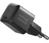 Native Union FAST-PD30-2-BLK-EU cargador de dispositivo móvil Portátil, Smartphone, Tableta Negro Corriente alterna Carga rápida Interior