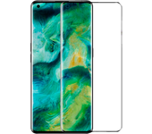 Cubierta completa de vidrio templado 5D para Realme 9i - Transparente/Negro