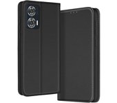 Funda para Motorola Edge 50 Fusion Solapa de soporte de vídeo Negro