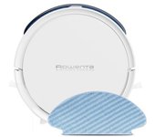 Robot aspirador ROWENTA RR7387WH X-Plorer Serie 50, Navegación metódica, Aspira y lava suelos, Kit p