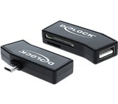 DeLOCK 91730 lector de tarjeta USB 2.0 Negro