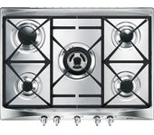 Smeg Cucina SR275XGH2 hobs Plata Integrado 70 cm Encimera de gas 5 zona(s)