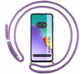 Funda Colgante Xiaomi Redmi 12 5G Cordon Morado