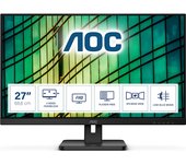 AOC E2 27E2QAE pantalla para PC 68,6 cm (27 pulgadas pulgadas) 1920 x 1080 Pixeles Full HD LCD Negro