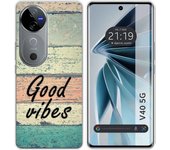 Funda Silicona Vivo V40 5G Madera 01
