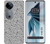 Funda Silicona Vivo V40 5G Letras