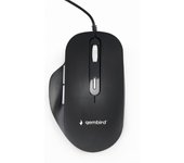 Gembird MUS-6B-02 ratón mano derecha USB tipo A Óptico 3600 DPI