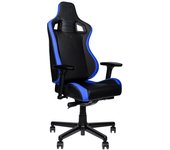 noblechairs EPIC Compact Silla para videojuegos de PC Asiento acolchado Negro, Azul