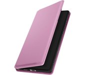 Funda Tarjetero Samsung Galaxy S24 Ultra Doble Lengüeta Función Rosa Claro