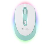 NGS SMOG MINT-RB ratón Ambidextro RF inalámbrica + Bluetooth Óptico 2400 DPI