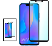 Kit 2 Película de vidrio templado 5D Cubierta completa curvada para Huawei Mate 20 Pro