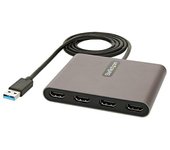 STARTECH ADAPTADOR USB 3.0 A 4X HDMI - USB-A A 4 M