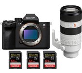 Alpha 7R V + FE 70-200mm f/2.8 GM OSS II + 3 SanDisk 64GB Extreme PRO UHS-II SDXC 300 MB/s + PDF MCZ