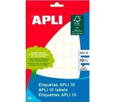 APLI ETIQUETAS MANUALES DOBLE FRONTAL 20X75MM 5 HOJAS BLANCO