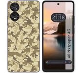 Funda Silicona TCL 40 NXTPAPER Sand Camuflaje