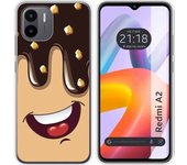 Funda Silicona Xiaomi Redmi A2 Helado Chocolate