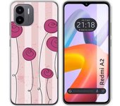 Funda Silicona Xiaomi Redmi A2 Flores Vintage