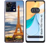 Funda Silicona Zte Blade V50 Vita 4G Paris