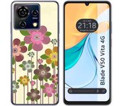 Funda Silicona Zte Blade V50 Vita 4G Primavera En Flor