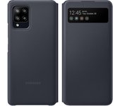 Funda Galaxy A42 Ventana Táctil S View Wallet Cover Original Negro