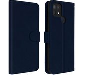 Funda Oppo A15 Libro Billetera F. Soporte – Azul Oscuro