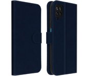 Funda Samsung Galaxy A12 Libro Billetera F. Soporte – Azul Oscuro